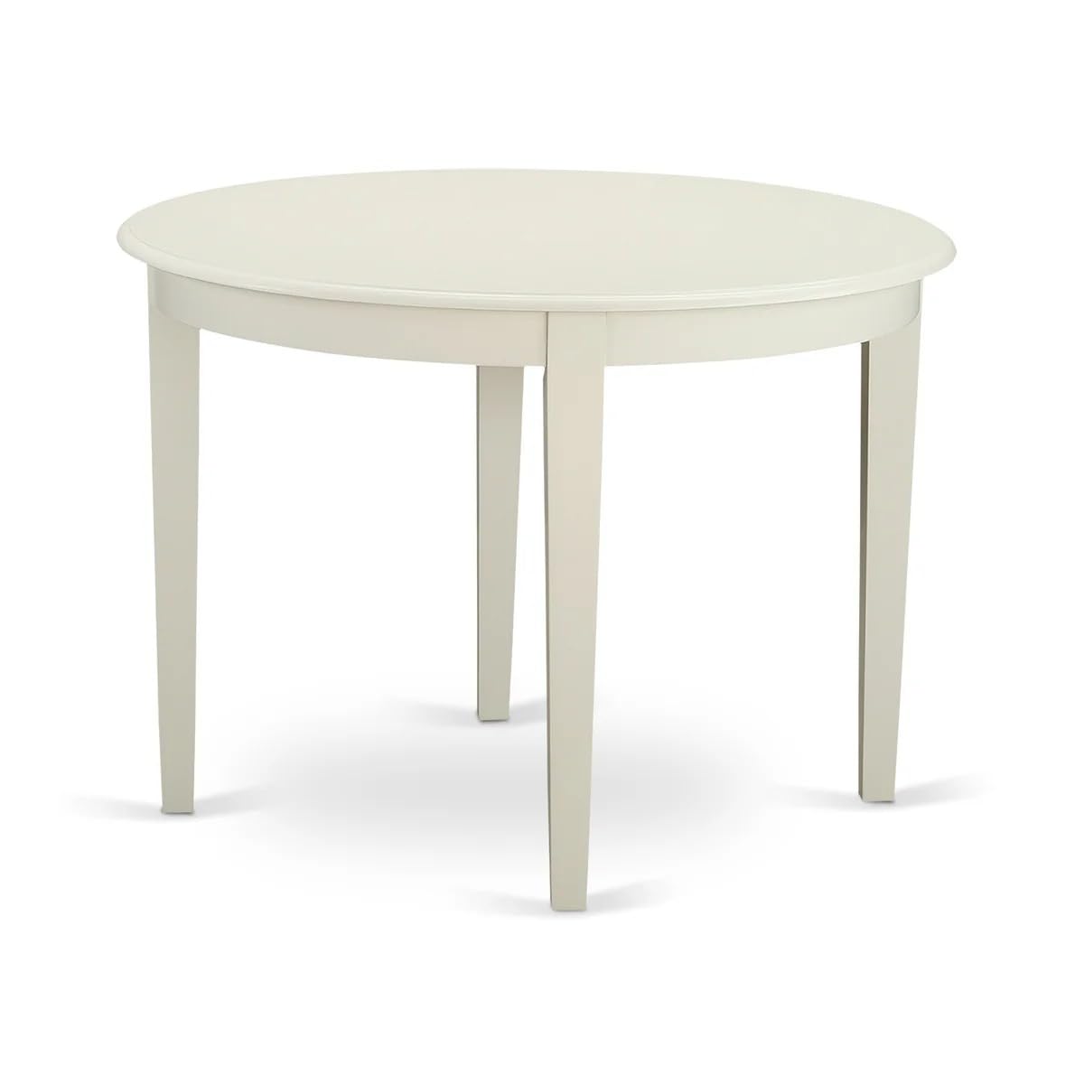 East West Furniture BOVA3-LWH-W 3-Piece Modern Dining Set - 42