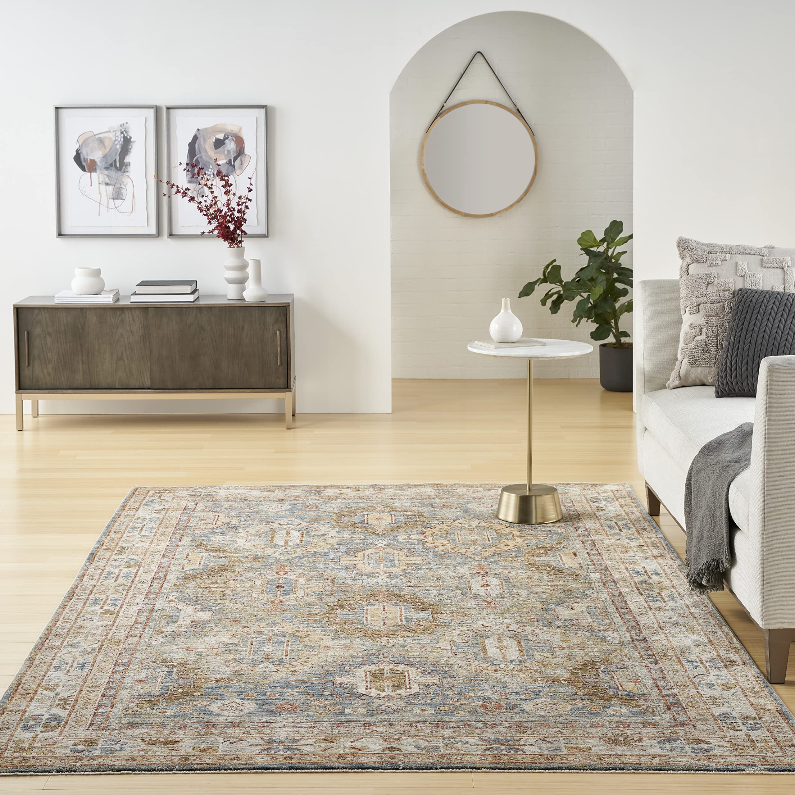 Nourison Petra Blue 7'10