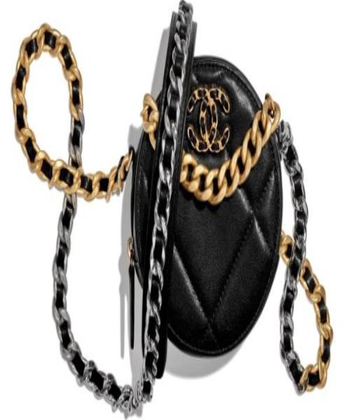 Chanel 19 Flap Bag with Chain - Black Leather Crossbody Clutch for Women | Perfect for Evening Parties, Date Nights & Special Occasions