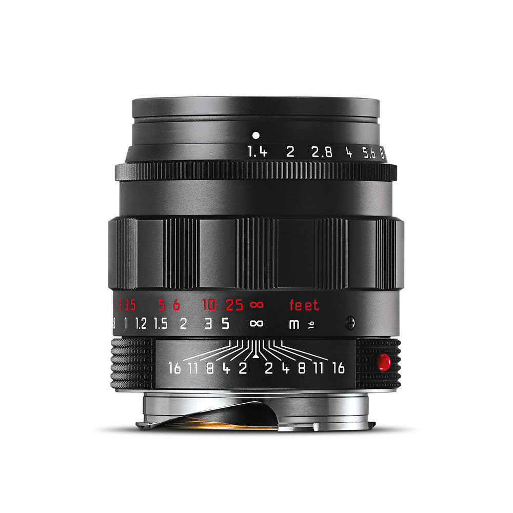 Leica Summilux M 50mm f/1.4 ASPH Black Chrome Finish Lens - Premium Fast Aperture for Low Light & Portrait Photography | Compatible with Leica M Cameras
