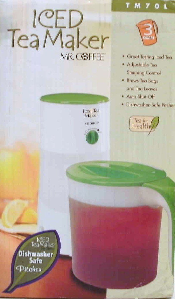 Mr. Coffee TM70 3-Quart Iced Tea Maker with Steeping Control - Lime Green | Perfect for Summer Parties, BBQs & Outdoor Gatherings | Fast Brewing & Flavor Control