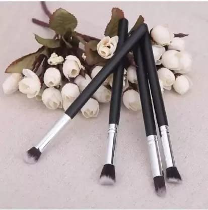Premium Eyeshadow Blending Pencil Brush Set & Makeup Brush Cleaner - 5 Pack for Professional Makeup Application | Perfect for Eyeshadow Blending, Contouring & Daily Makeup Routine