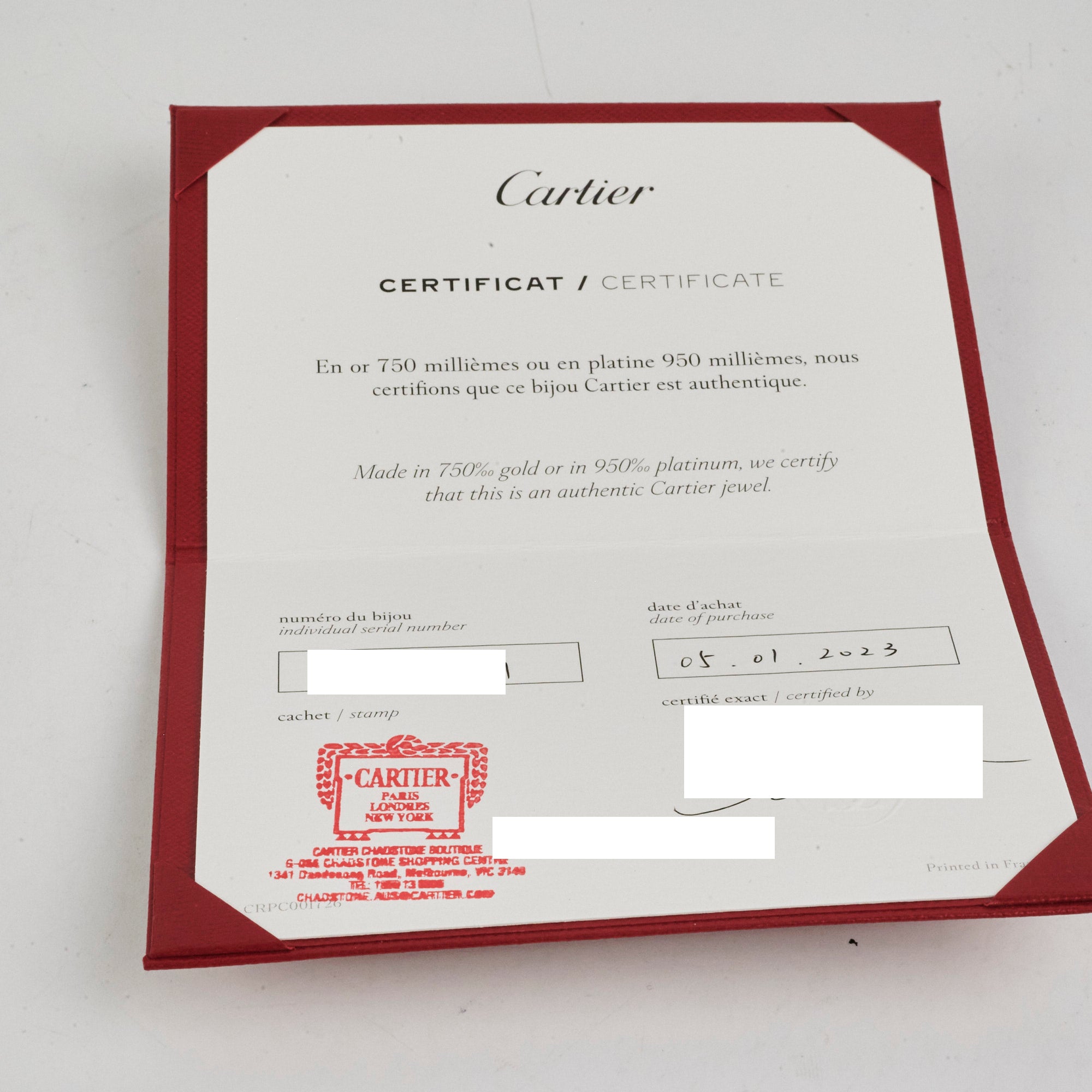 Cartier Trinity Ring 18K Gold Tri-Color Band Size 53 - Perfect for Engagements, Anniversaries & Luxury Gifts