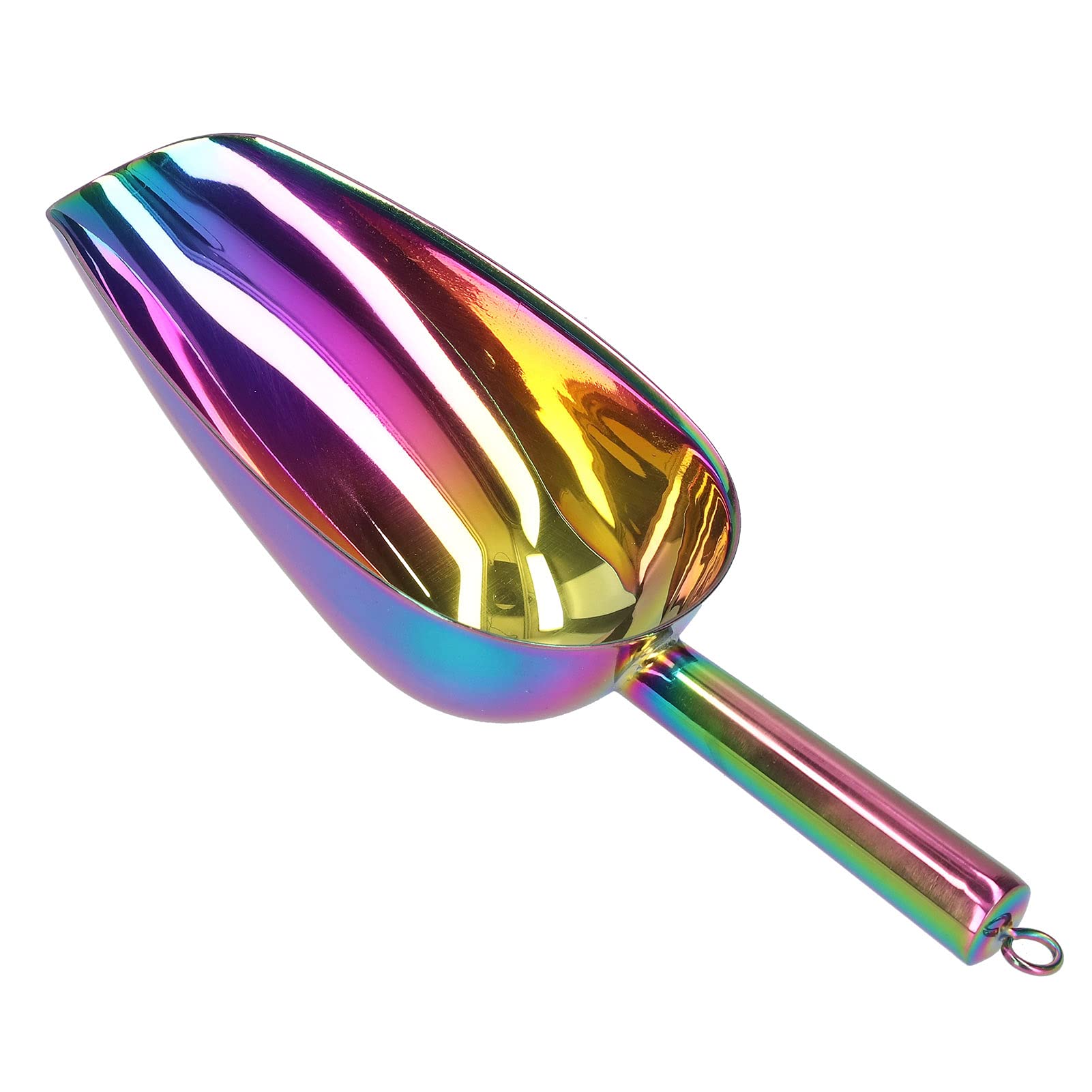 Stainless Steel Ice Scoop - Heavy Duty Ice Cube Scooper for Ice Maker, Flour, Candy Bar - Perfect for Home Kitchen, Bar, and Restaurant Use
