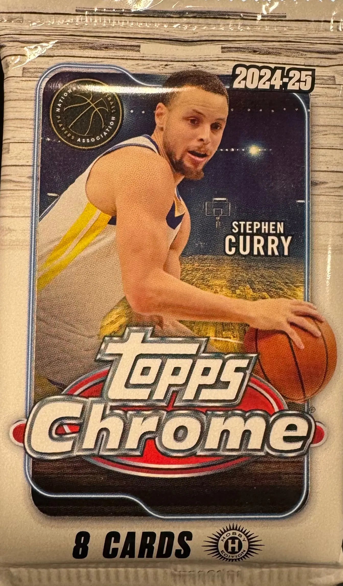 2024 Topps Chrome Basketball Hobby Pack - Single Pack | NBA Trading Cards for Collectors | Perfect for Sports Memorabilia Collections & Fantasy Basketball Fans