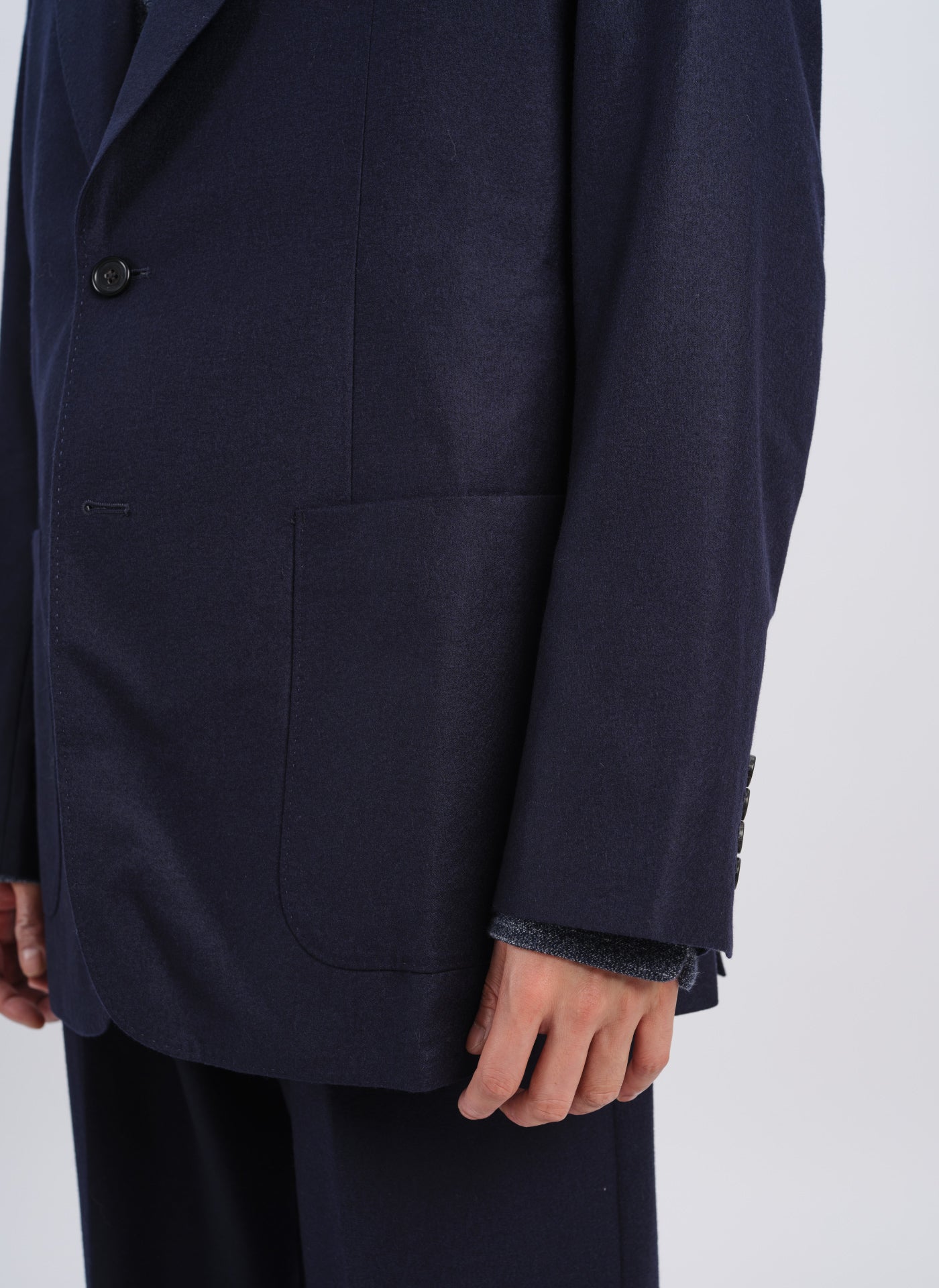 Premium Marzotto Extrafine Wool Suit Blazer for Men - Tailored Business & Formal Attire - Perfect for Office, Weddings & Special Occasions