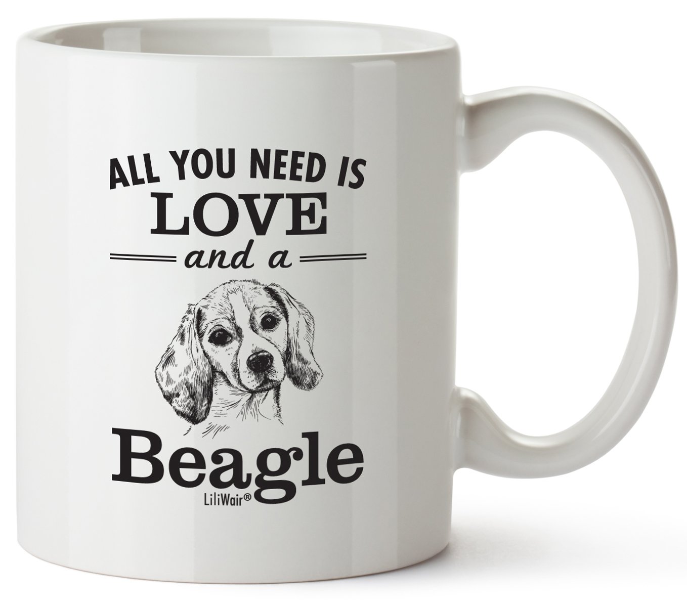 Funny Beagle Mom & Dad Coffee Mug - Best Gift for Dog Lovers, Christmas, Birthday - Cute Beagle Decor for Home & Office - Perfect for Coffee, Tea & Hot Chocolate Lovers
