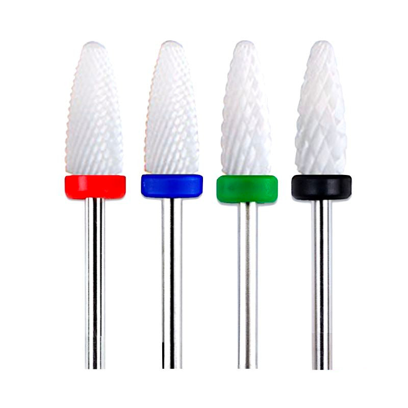 Professional Ceramic Flame Nail Drill Bit for Acrylic & Gel Nails - High Speed Manicure Pedicure Tool for Salon & Home Use