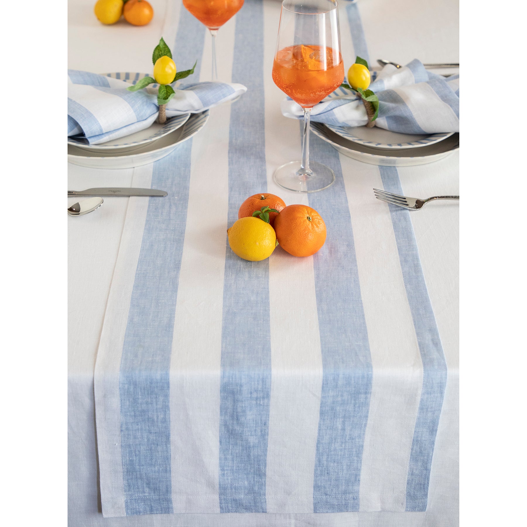 Stylish Cabana Stripe Table Runner - Perfect for Beach Weddings, Summer Parties & Outdoor Dining Decor