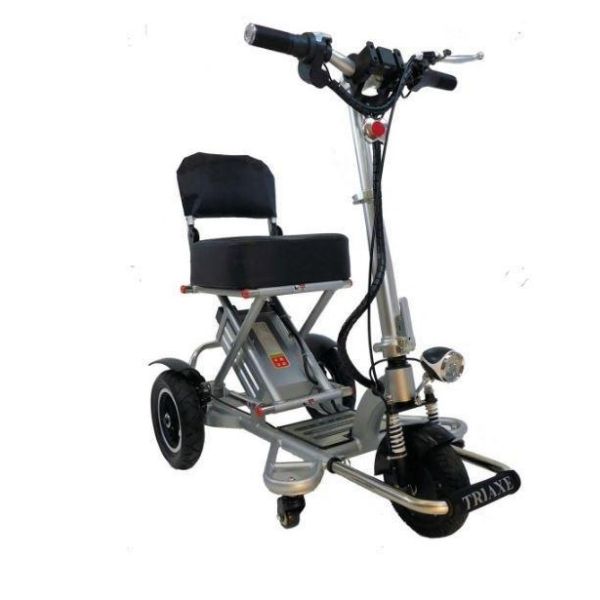 Enhance Mobility Triaxe Sport T3045 3 Wheel Mobility Scooter for Adults - Lightweight & Portable Electric Scooter for Seniors, Travel, Shopping, and Outdoor Activities