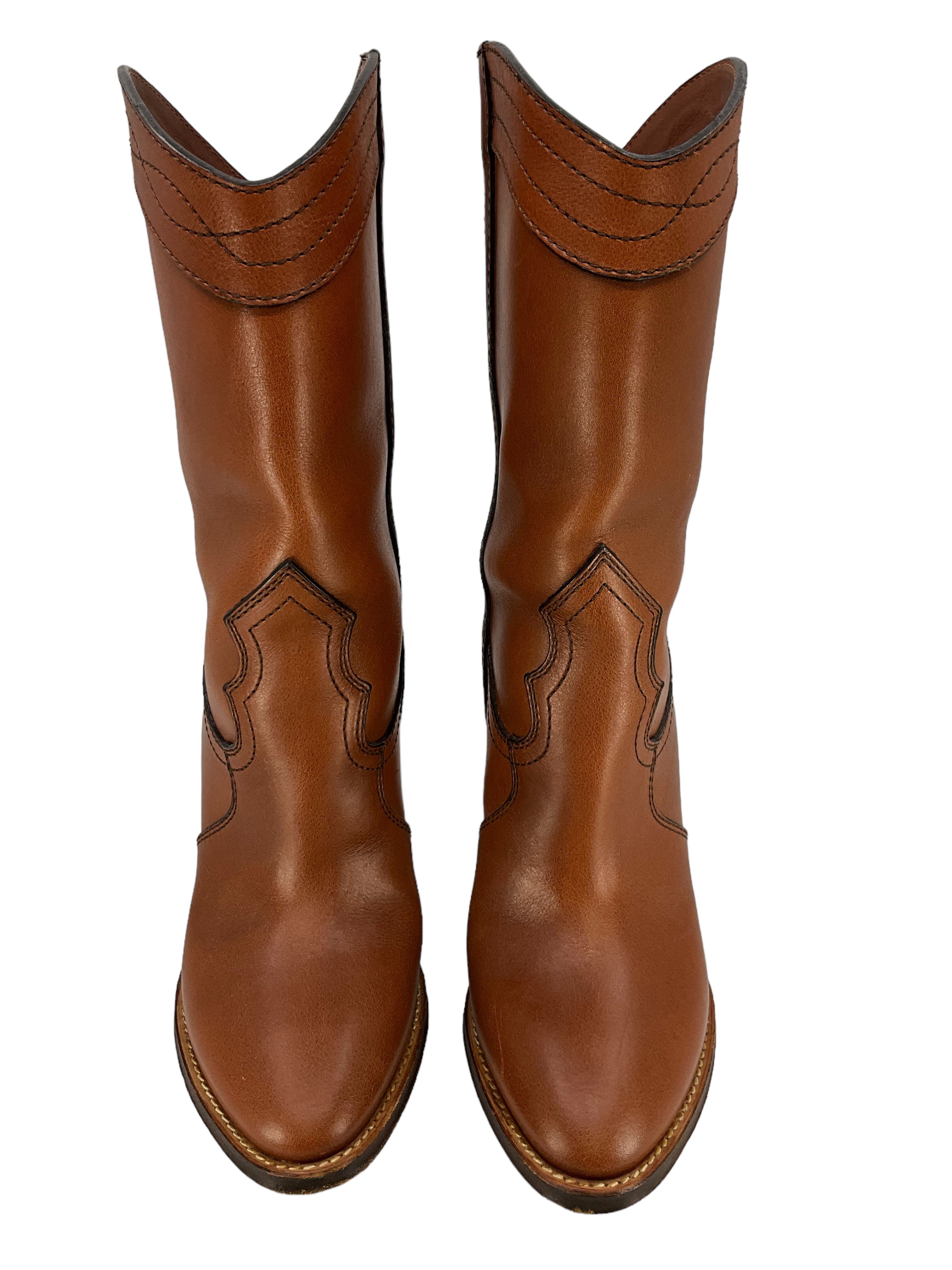 SAINT LAURENT KATE Western Boots Women's Size 7.5 - Stylish Cowboy Boots for Western Fashion & Night Out