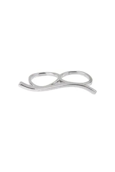 Double Bar Ring for Women - Minimalist Stackable Dainty Jewelry - Perfect for Everyday Wear, Layering & Gifts