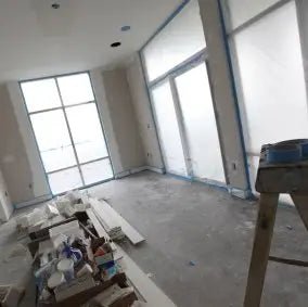 Cling Cover® Self Adhering Plastic Sheeting - Clear Protective Film for Windows, Furniture & Floors - Easy to Apply & Remove, No Residue - Ideal for Home Renovation, Painting & Moving Protection