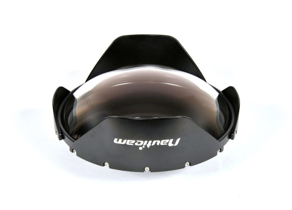 N200 250mm Optical Glass Wide Angle Dome Port for Underwater Photography - Depth Rated to 45m (150ft) - Perfect for Scuba Diving, Snorkeling, and Marine Exploration