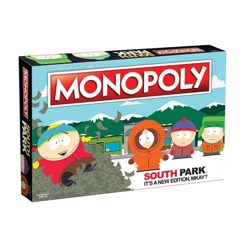 Monopoly South Park Edition Board Game - Fun Family Game Night for Adults & Kids - Collectible Edition for Fans