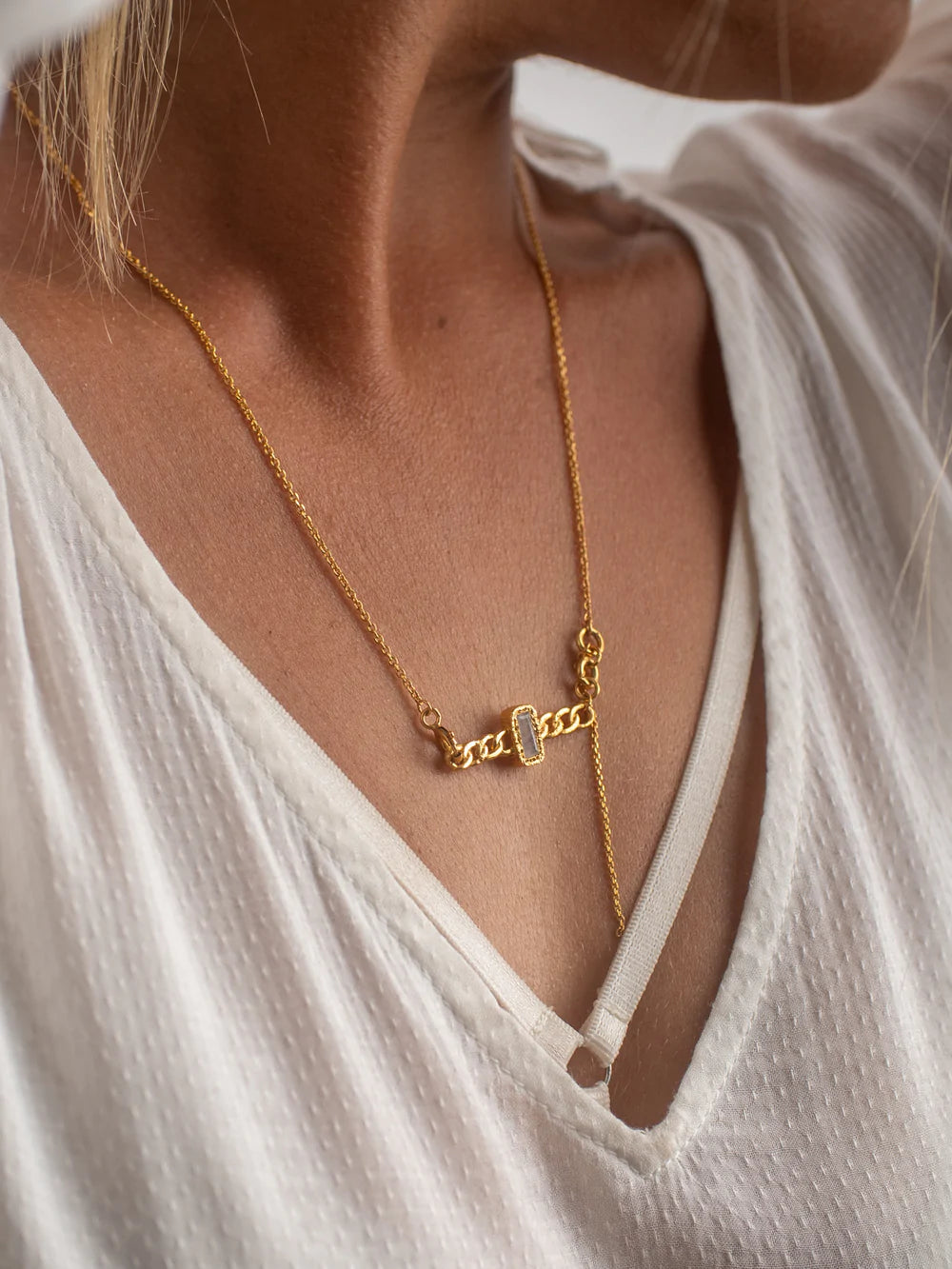 Halo Necklace - Elegant Gold or Silver Pendant for Women | Perfect for Gifts, Weddings & Everyday Wear