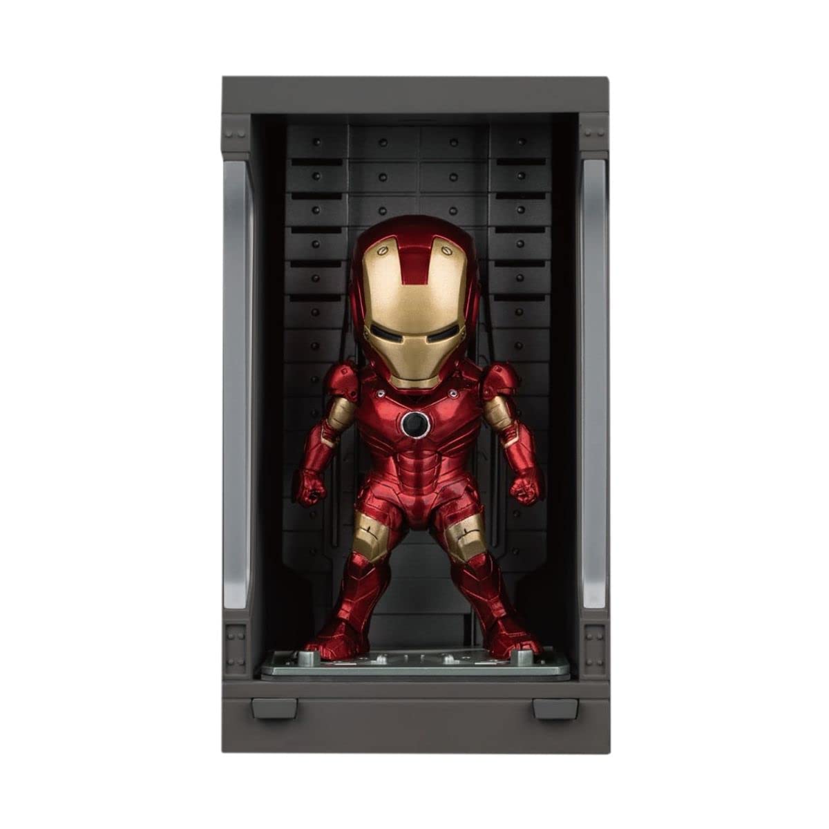 Iron Man Mk VII Hall of Armor Mea-015 Mini Egg Attack Action Figure - Collectible Marvel Superhero Toy for Display & Play | Perfect for Comic Fans, Gift Giving & Home Decor