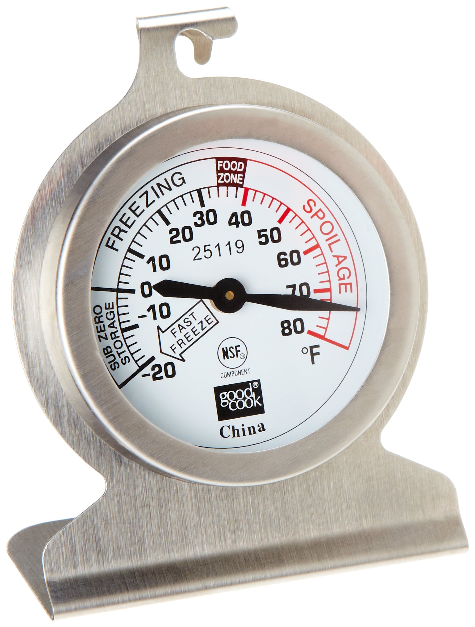 GoodCook Everyday Refrigerator Freezer Thermometer - Digital Fridge Freezer Temperature Monitor for Food Safety - Perfect for Home Kitchen, Restaurant & Commercial Use