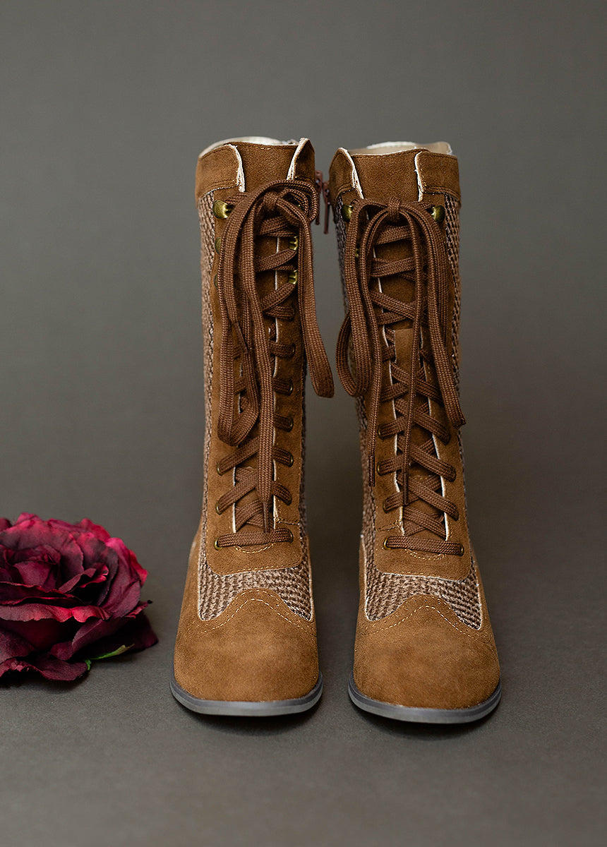 Keiko Women's Tall Boots in Nutmeg Brown - Stylish Knee-High Winter Boots for Outdoor & Casual Wear