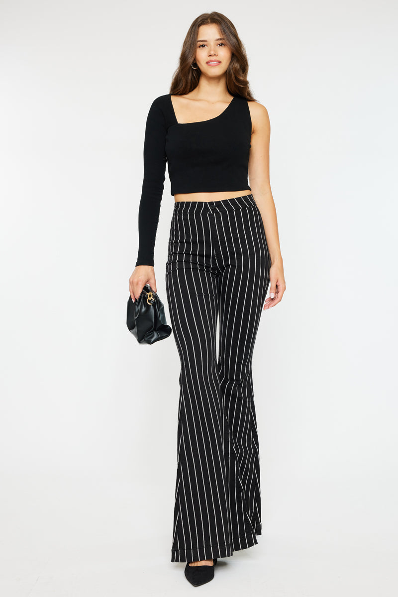 Dane High Rise Super Flare Jeans for Women - Vintage 70s Inspired Denim Pants | Perfect for Casual Wear, Date Night & Office Outfits