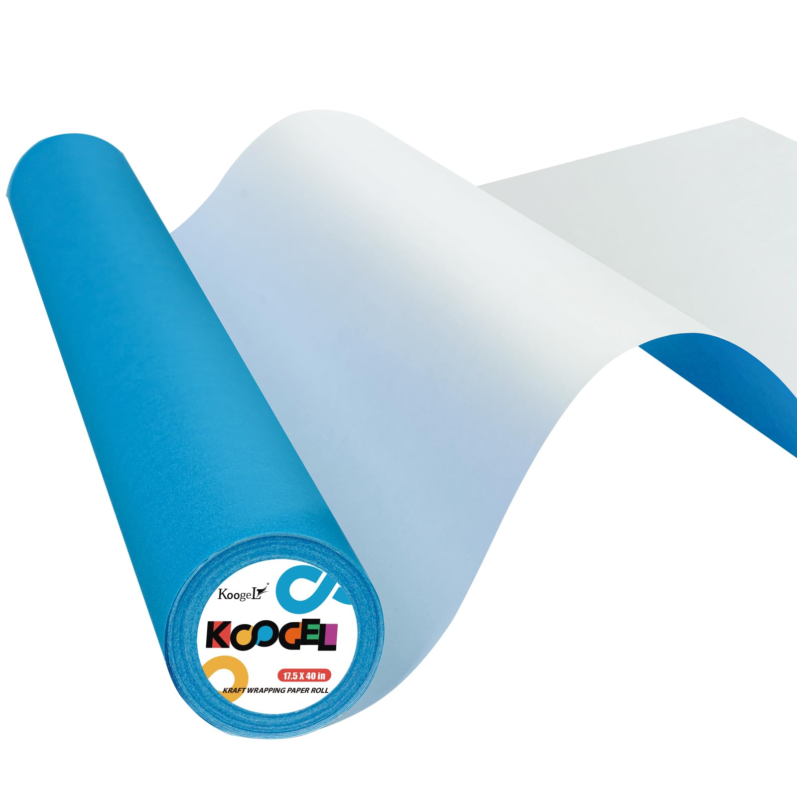 Premium Blue Wrapping Paper Roll - 17