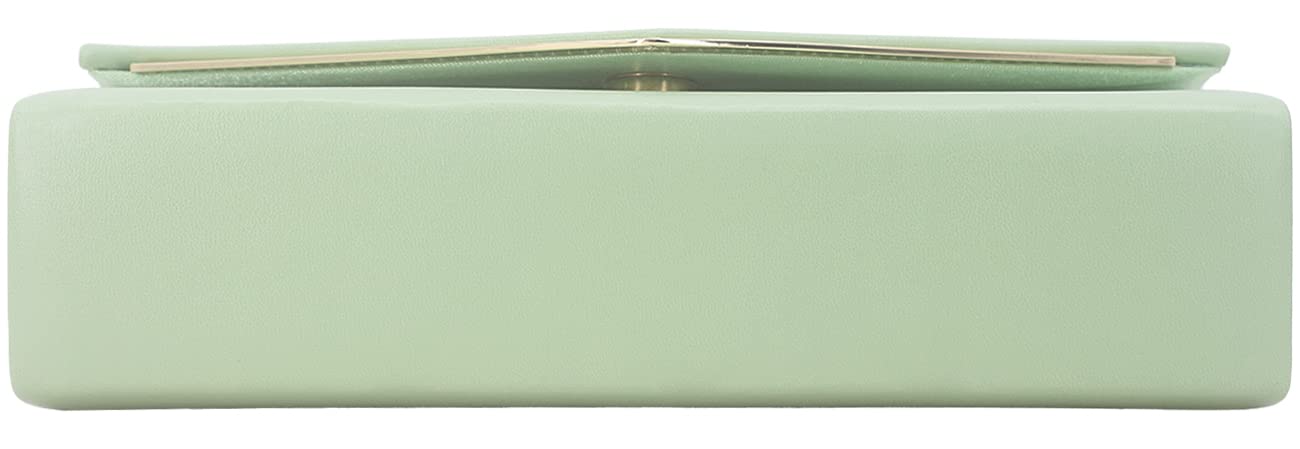 Elegant Vegan Leather Women's Evening Clutch Purse - Classic Envelope Handbag for Ladies | Perfect for Parties, Weddings & Formal Events