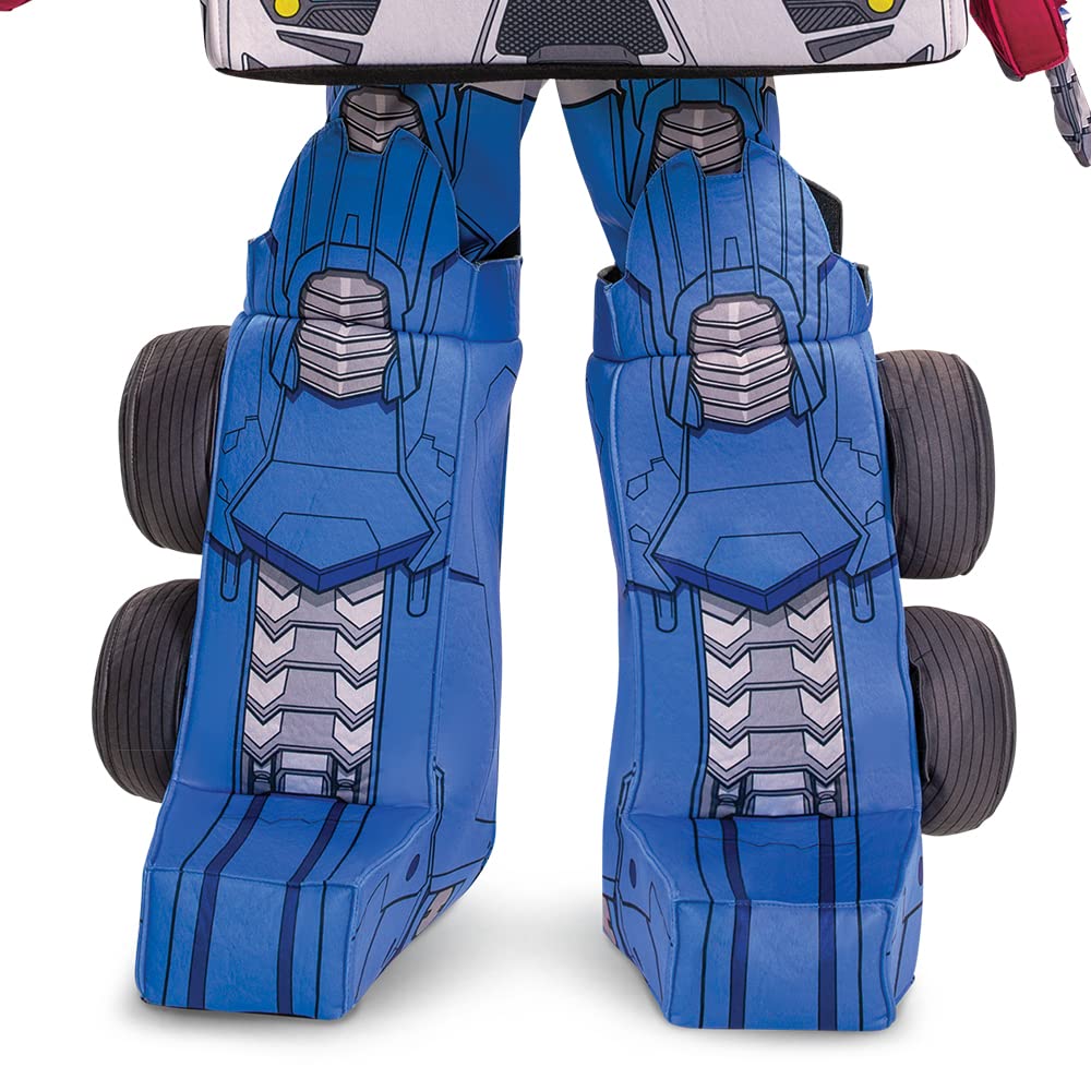 Official Optimus Prime Transforming Costume for Boys - Convertible Character Suit | Halloween Cosplay, Birthday Party & Comic-Con Outfit