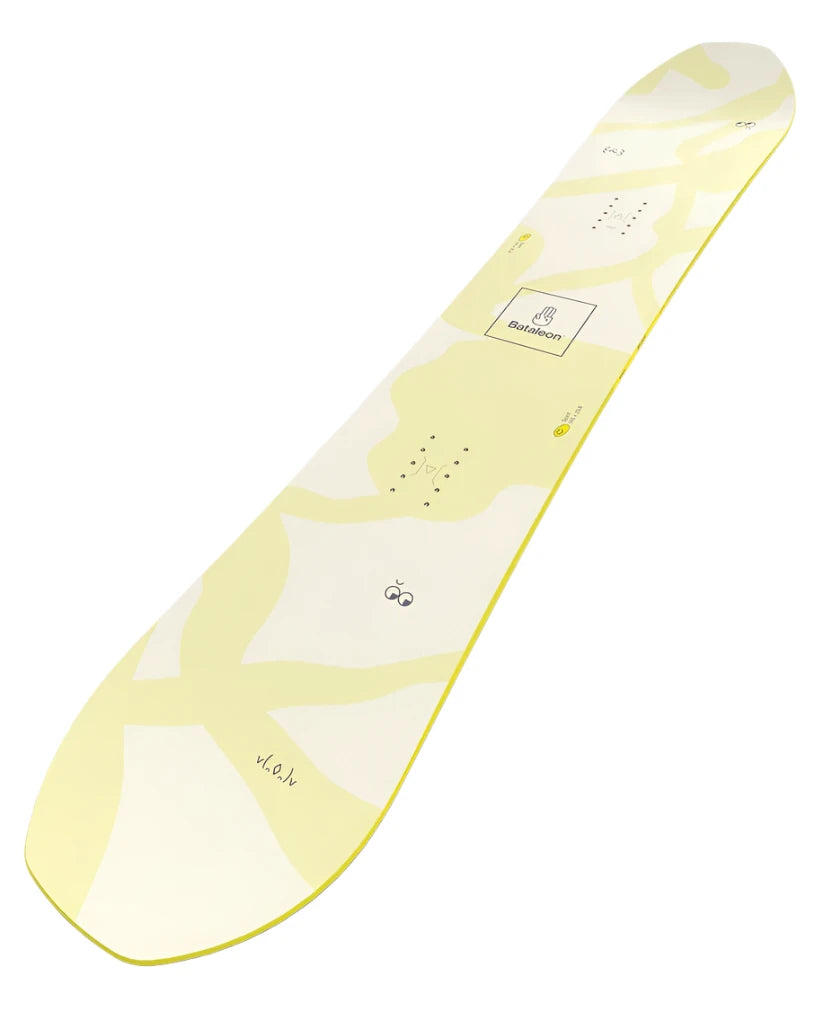 Bataleon 2025 Women's Spirit Snowboard - All-Mountain Freestyle Snowboard for Women | Perfect for Powder, Park & Groomed Runs