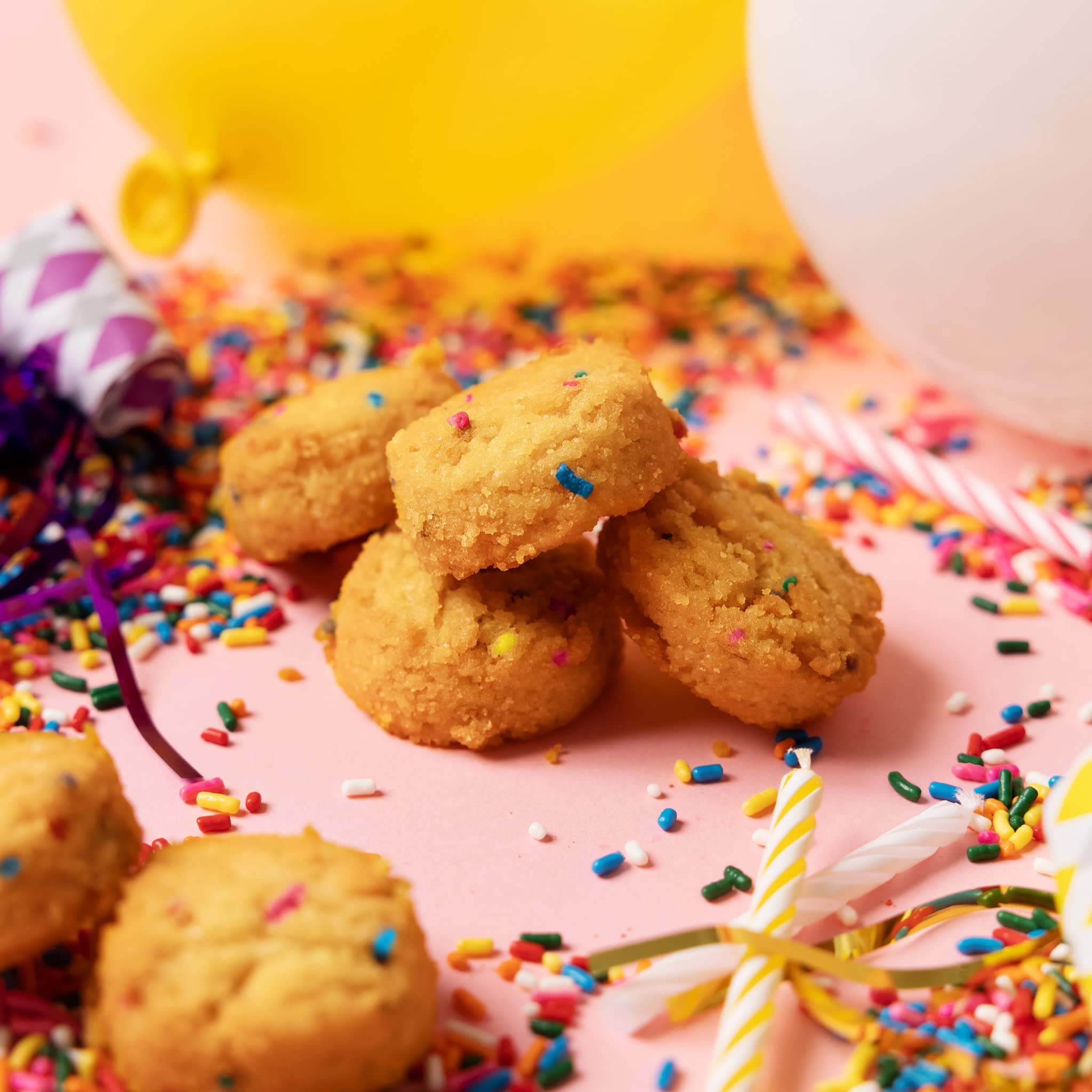 Keto-Friendly Birthday Cake Snacks - Low Carb High Key Treats, 2oz Pack of 6 | Perfect for Ketogenic Diet, Weight Loss & Party Favors