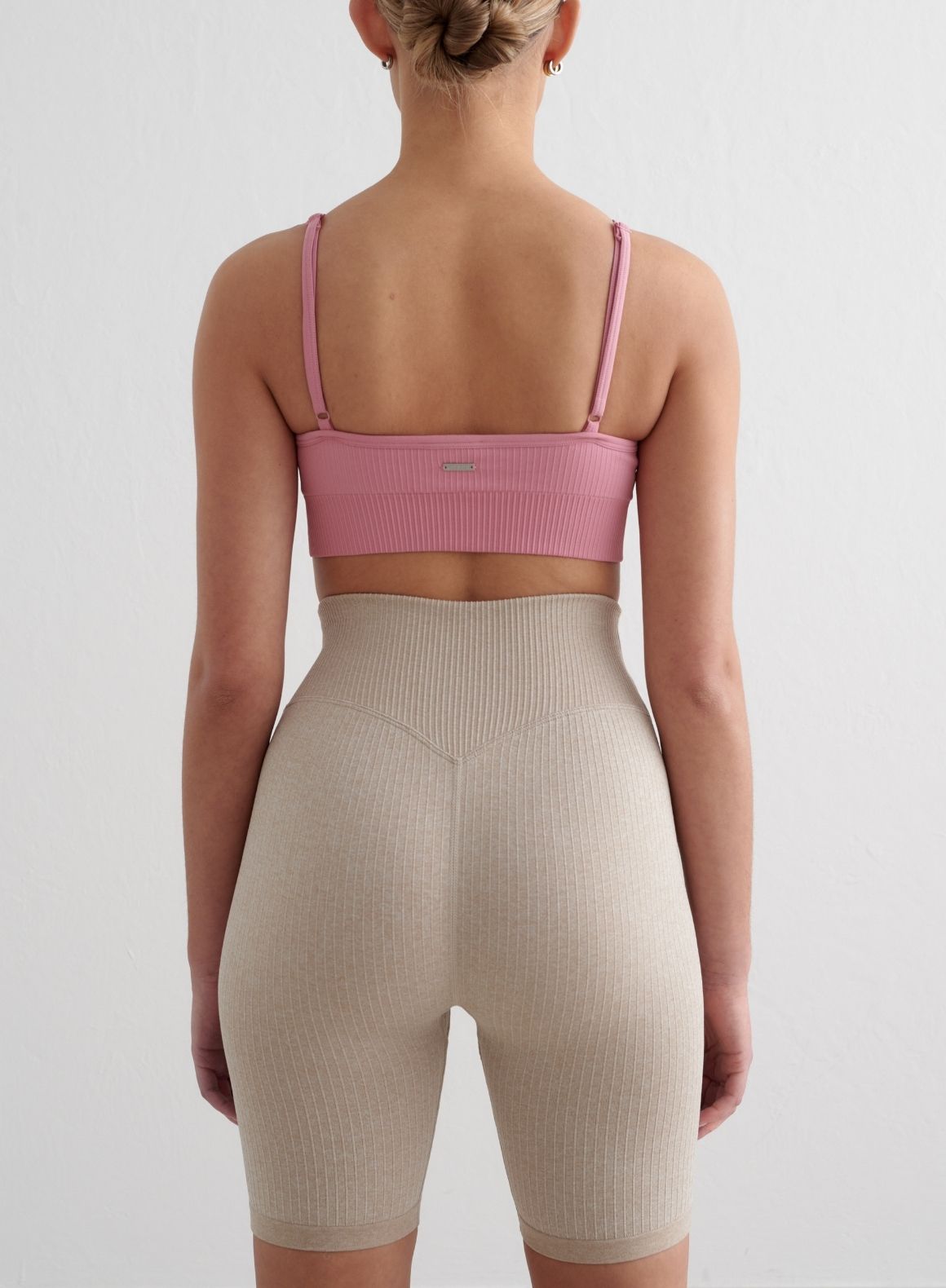 Desert Rose Ribbed Seamless Deep Cut Bra - Sexy Push Up Lingerie for Women | Comfortable & Supportive Underwear | Perfect for Date Night, Valentine's Day & Special Occasions