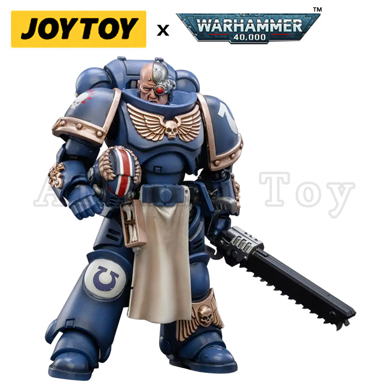 1/18 JOYTOY Warhammer 40K Ultramarines Primaris Lieutenant Horatius Action Figure - Collectible Miniature for Tabletop Gaming & Display