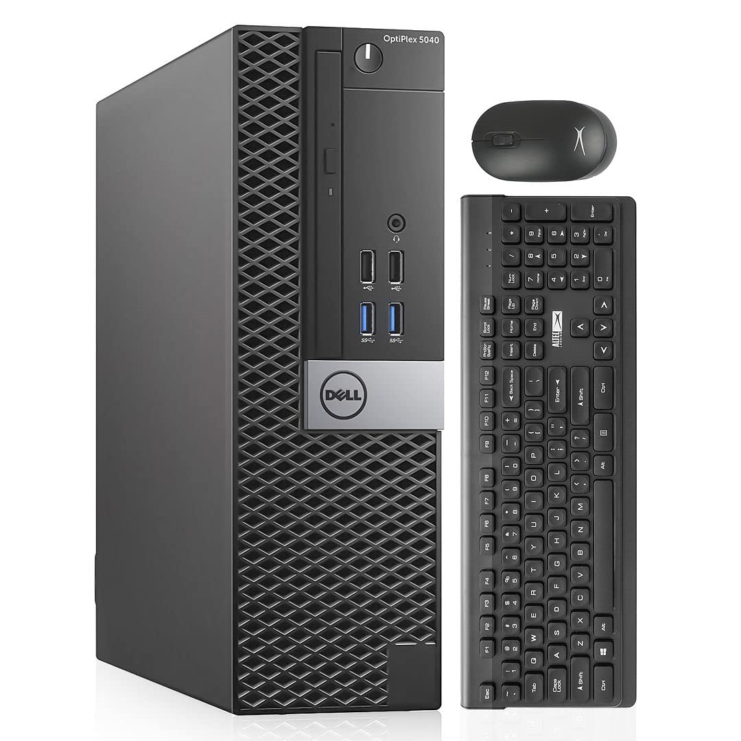 Refurbished Dell OptiPlex 5040 SFF Desktop PC - Intel Core i7-6700, 16GB RAM, 1TB NVMe SSD, WiFi AC8260, Triple Monitor Support, Windows 10 Pro | Home Office, Business, Gaming & Productivity Workstation