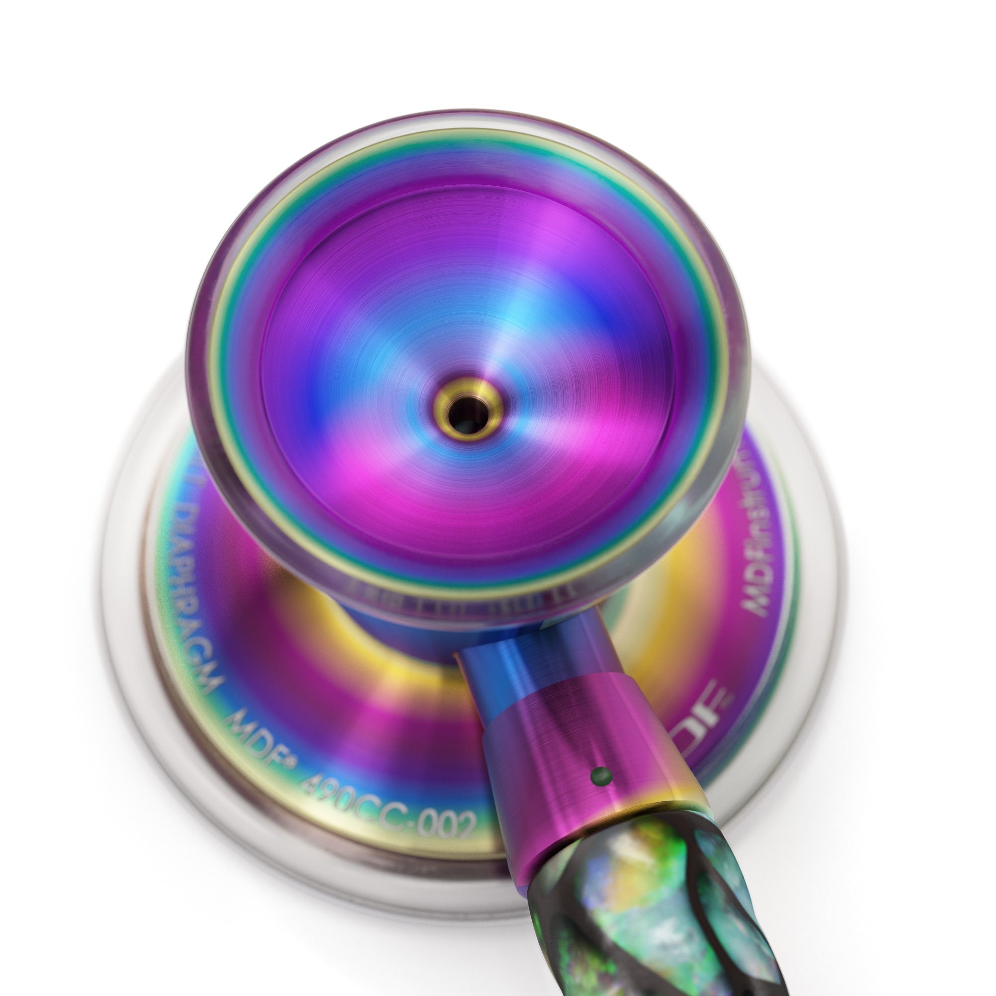 ProCardial® Titanium Cardiology Stethoscope - Mermaid/Kaleidoscope Design for Medical Professionals | Ideal for Doctors, Nurses & Healthcare Workers