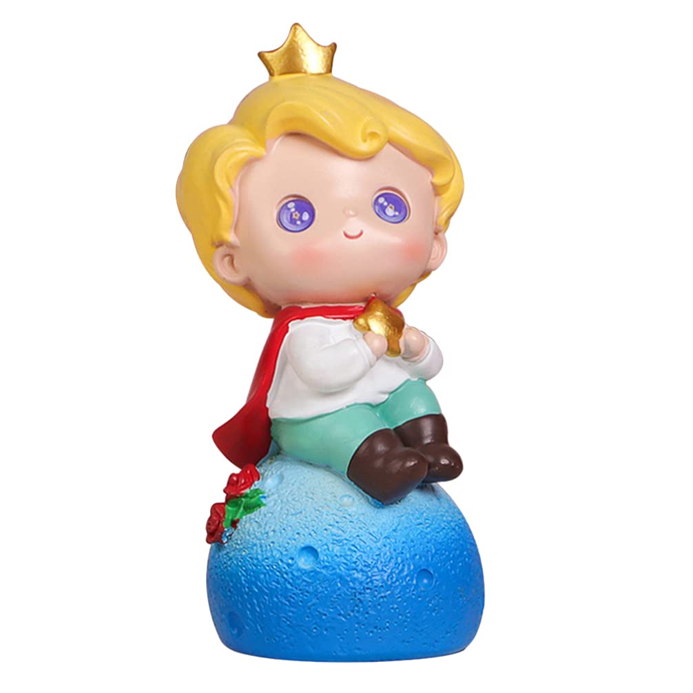SOIMISS Resin Cake Toppers - Cartoon Doll Decor for Cupcakes & Birthday Cakes