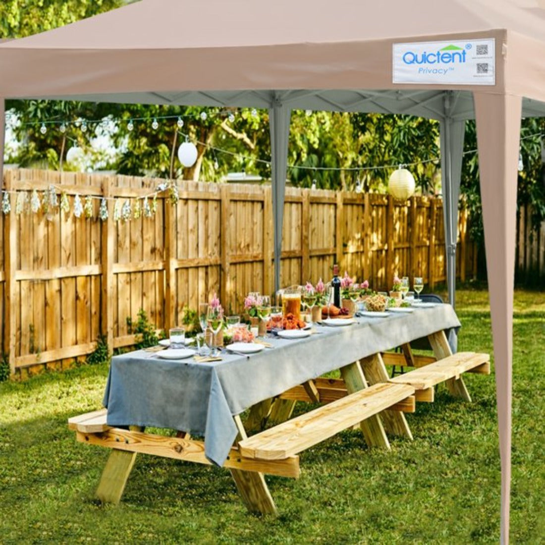 Quictent 10' x 20' EZ Pop Up Canopy Tent - Instant Shelter for Outdoor Events, Parties, Camping & Beach - Waterproof & UV Protection
