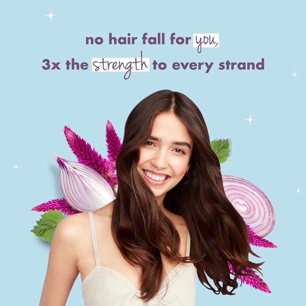 Lovee Beauty & Planet Onion Black Seed & Patchouli Sulfate-Free Shampoo and Conditioner Set for Hair Fall Control - Pack of 2 (Off White) - Ideal for Damaged Hair Repair & Daily Hair Care Routine