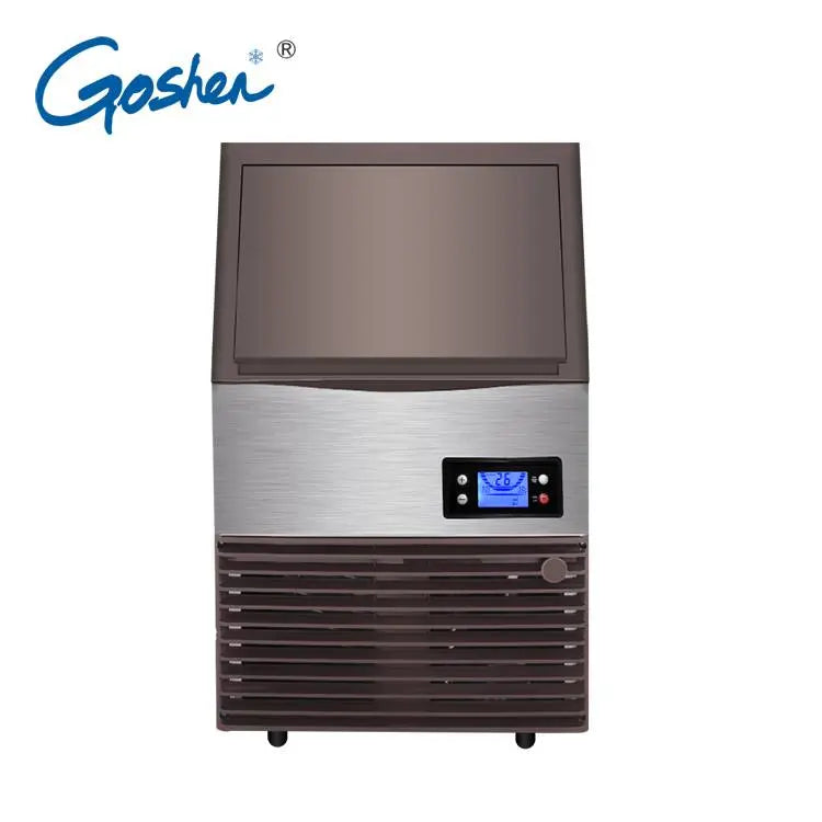 Goshen Commercial Cube Ice Maker 200 lbs/Day - Heavy Duty Stainless Steel Ice Machine for Restaurants, Bars, Cafes & Home Use - AAA Chef Approved
