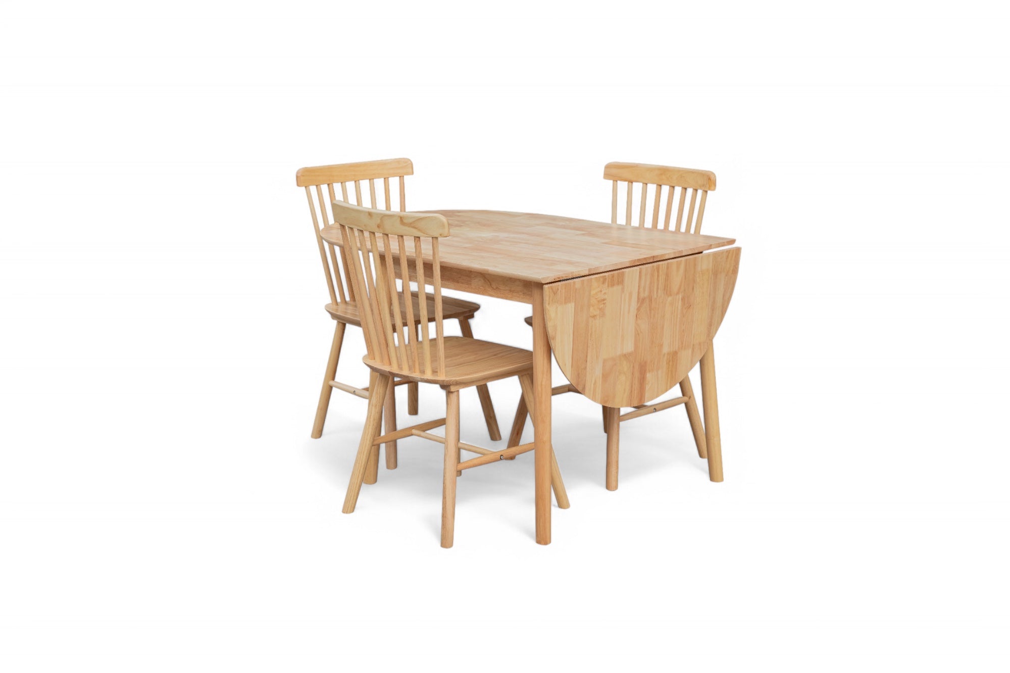 Convertible Dining Table Set with 4 Chairs - Space Saving Orlando Furniture for Small Apartments & Dining Rooms | Perfect for Family Meals & Entertaining Guests