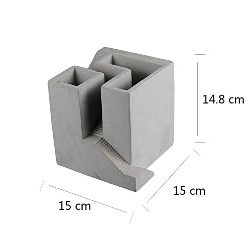 Premium Silicone Mold for Concrete Flower Pots - Square Planter with Staircase Design - DIY Cement Molds for Home Garden Decor & Outdoor Planters