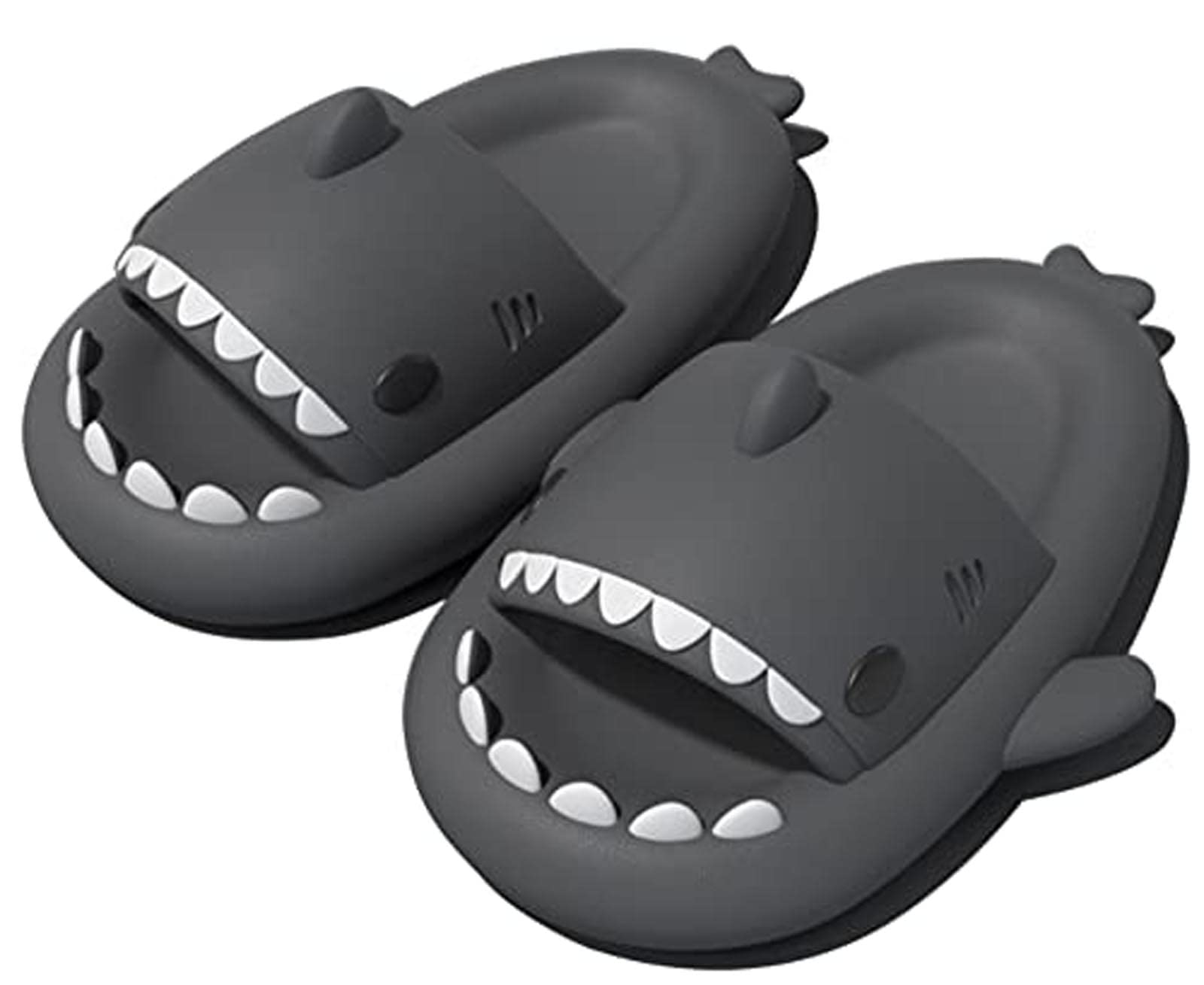 Shark Slides Non-Slip Cloud Pillow Slippers for Women & Men - Unisex Comfortable Summer Sandals for Adults & Kids - Perfect for Beach, Pool, and Indoor Use