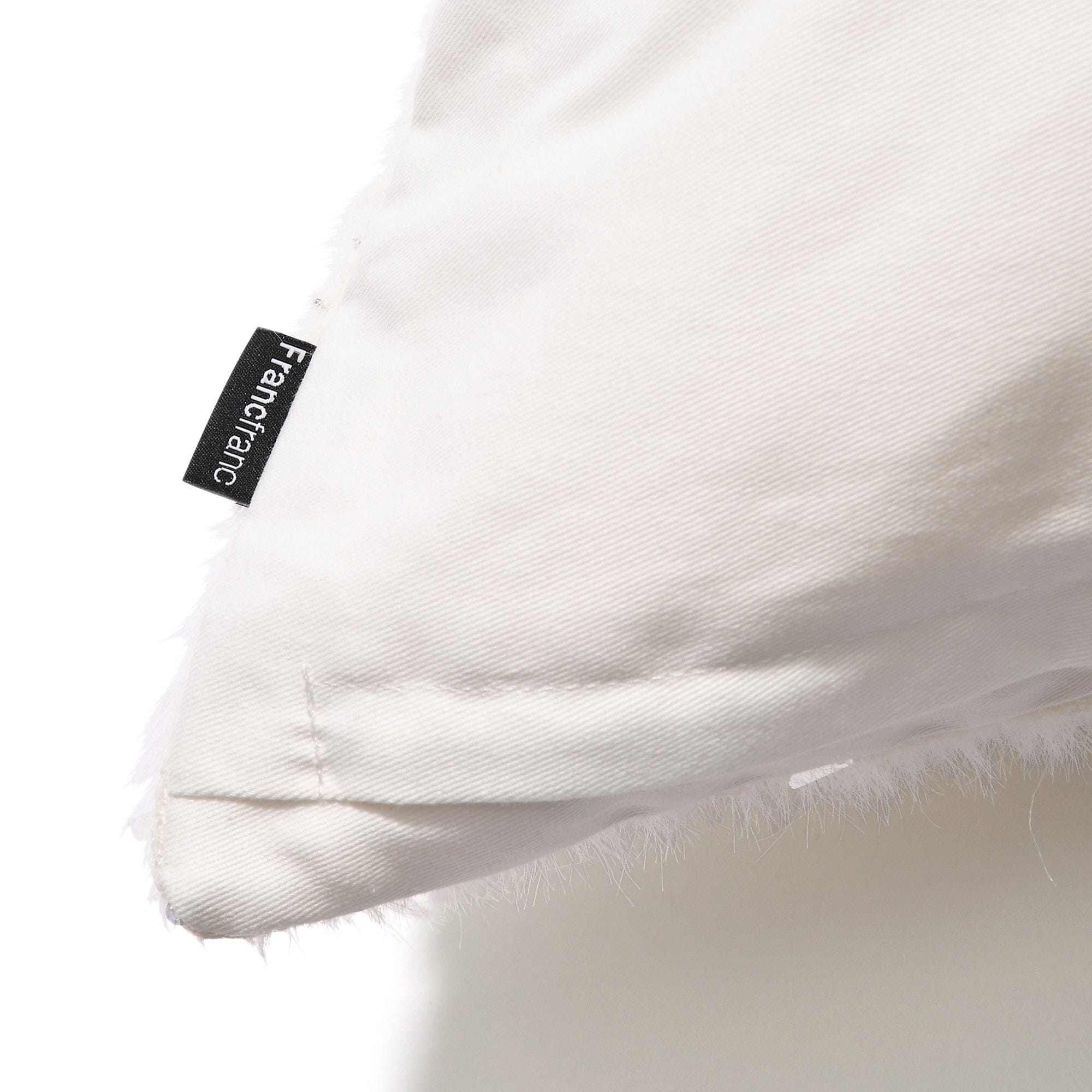 Premium Mohair Beads Cushion Cover 18x18 Inches - Soft White Knitted Pillow Case for Sofa, Bed & Home Decor - Cozy Living Room & Bedroom Accessory