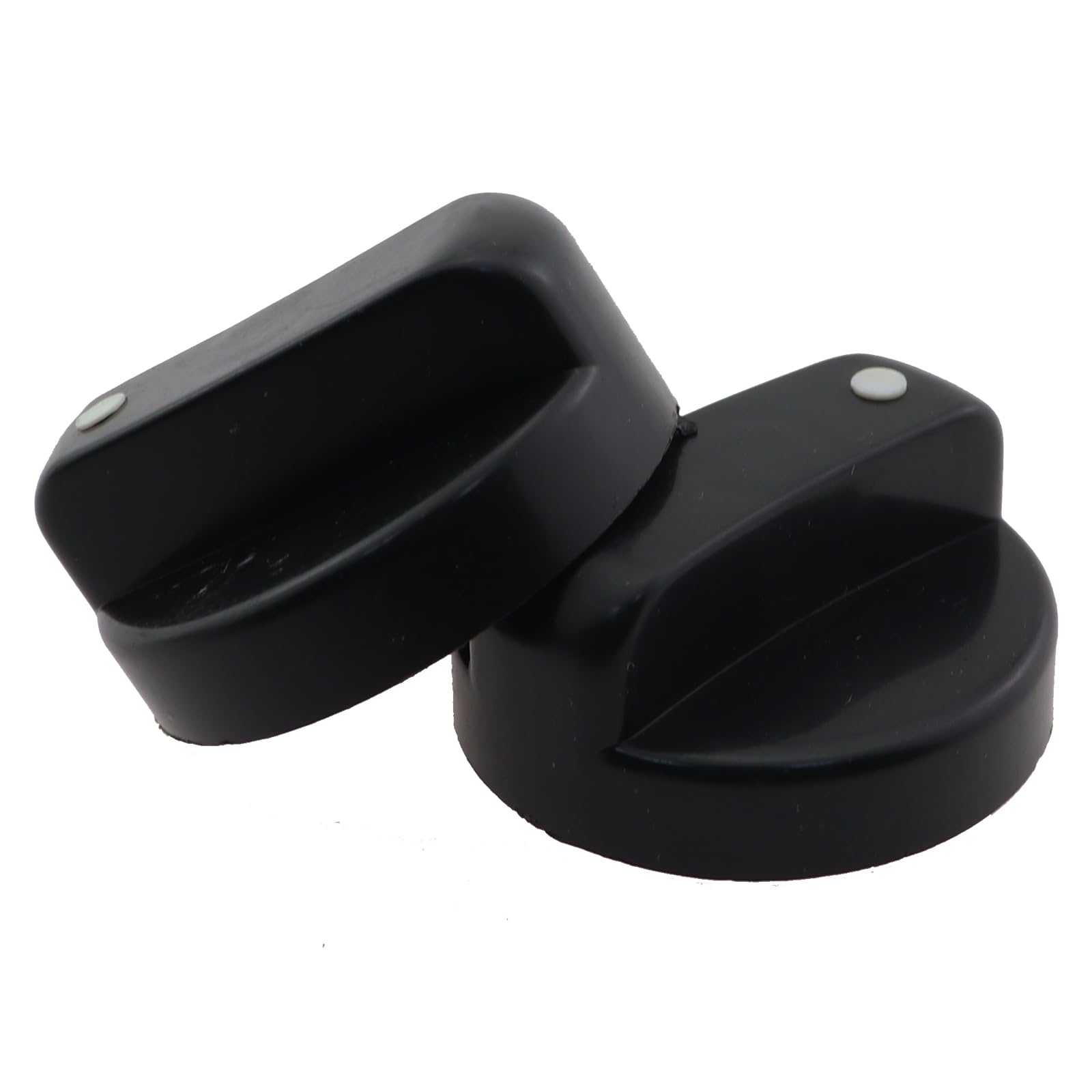 4PCS 1.7 Inch Universal Black Patio Heater Control Knob Replacement - Durable Plastic Gas Cooktop Knob Protector for Fireplaces, Gas Grills & Outdoor Heating (Perfect for Backyard, Deck & Patio Use)