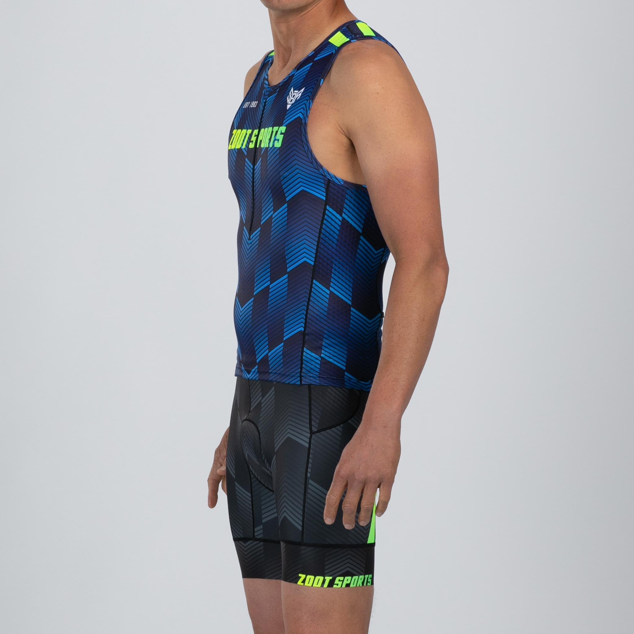 Men's Limited Edition Tri Tank Top - Breathable & Quick-Dry Performance Shirt for Running, Gym & Workouts | Speedway Racing Inspired Athletic Wear