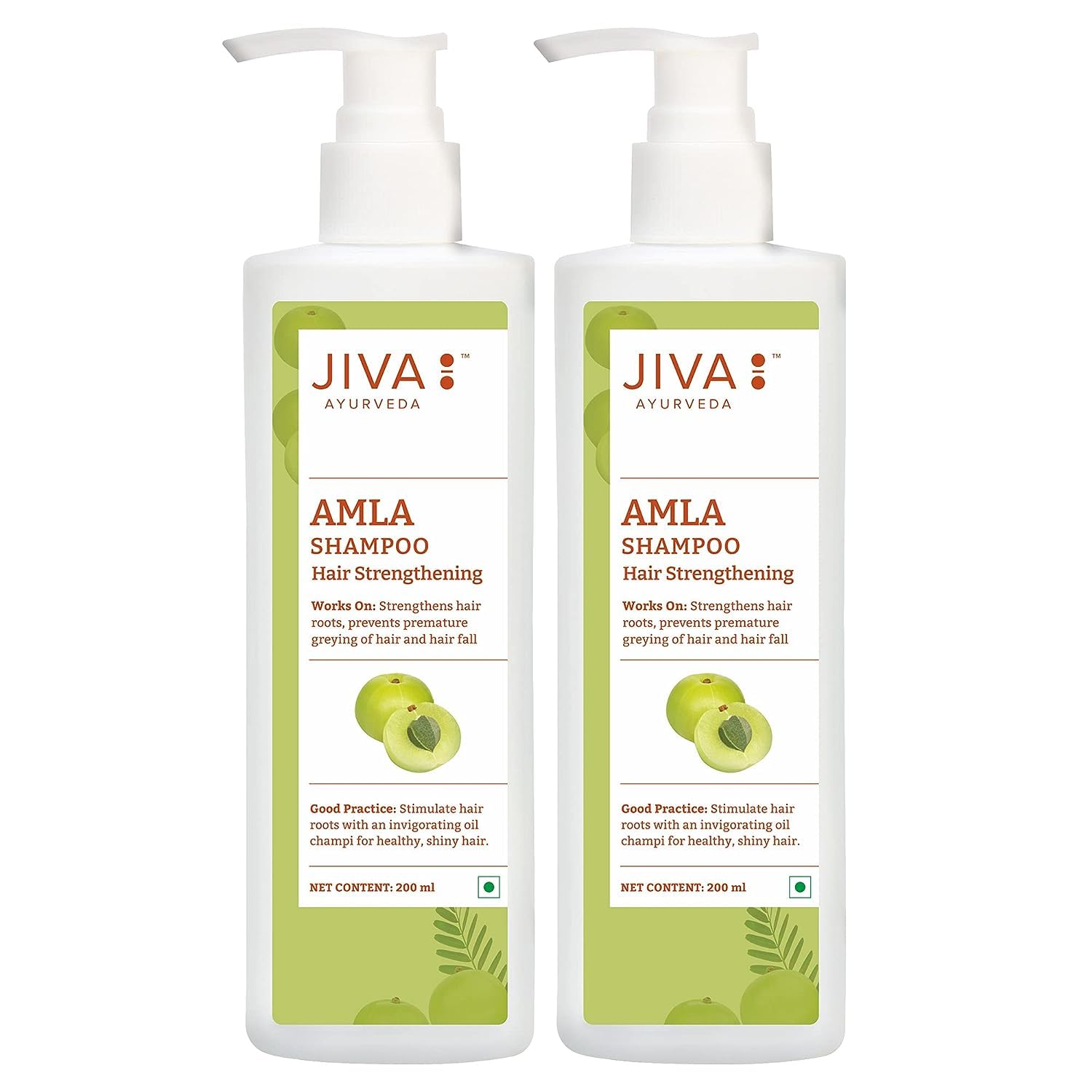 Nutranix Tna Amla Shampoo for Men & Women - 200ml (Pack of 2) | Natural Hair Growth & Scalp Care | Perfect for Daily Use & Damaged Hair Repair