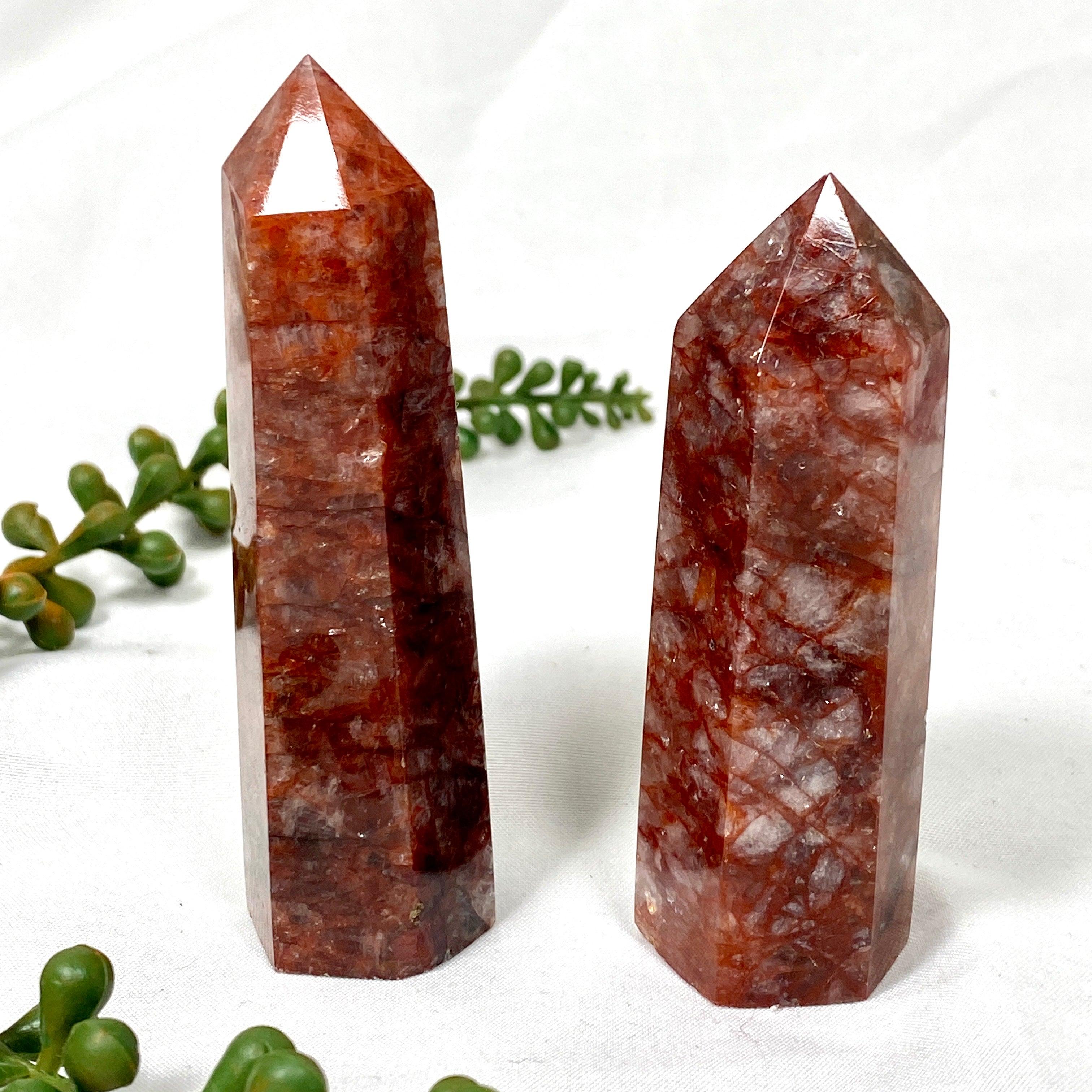 100g Fire Quartz Generator for Energy Healing & Chakra Balancing - Perfect for Meditation, Reiki, and Spiritual Practices