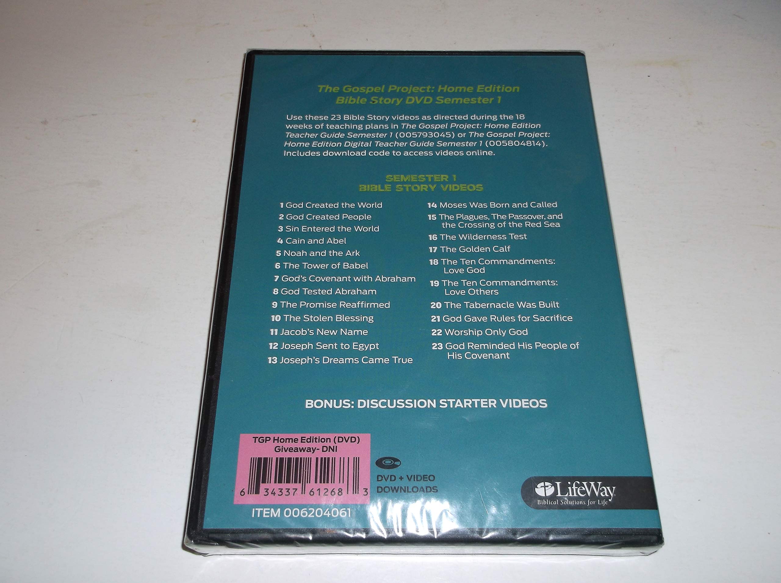Gospel Project for Kids - Home Edition Semester 1: Bible Study Curriculum for Children's Sunday School & Family Devotions at Home