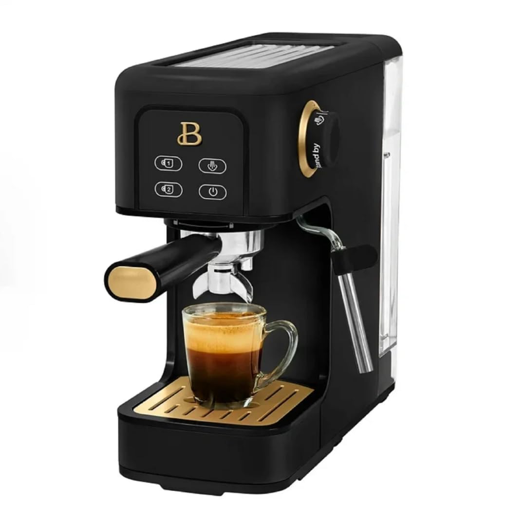 Premium 20-Bar Pressure Espresso Machine - Slim Fast Heating Coffee Maker with Milk Frother, High Performance Black Sesame Design - Perfect for Home Baristas & Coffee Shops