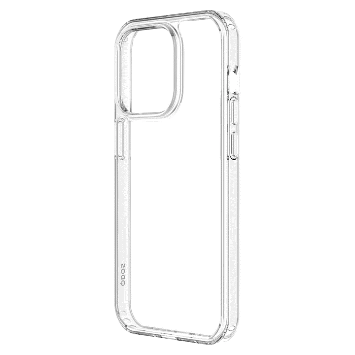 QDOS Hybrid Case for iPhone 14 Pro - Clear Protective Cover with Shock Absorption | Perfect for Outdoor Activities, Travel & Daily Use