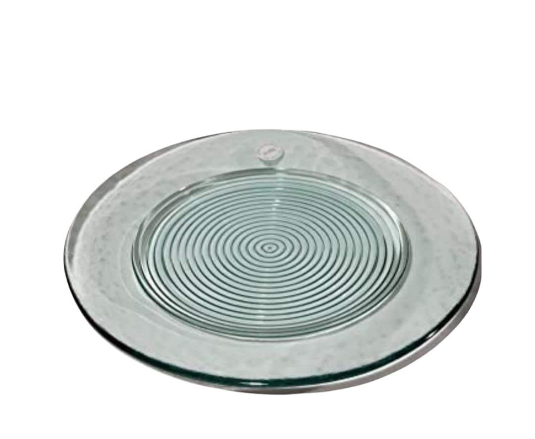 Eco-Friendly San Miguel Recycled Glass Dinner Plate Set - 100% Authentic Sustainable Dinnerware for Home, Restaurant & Outdoor Dining
