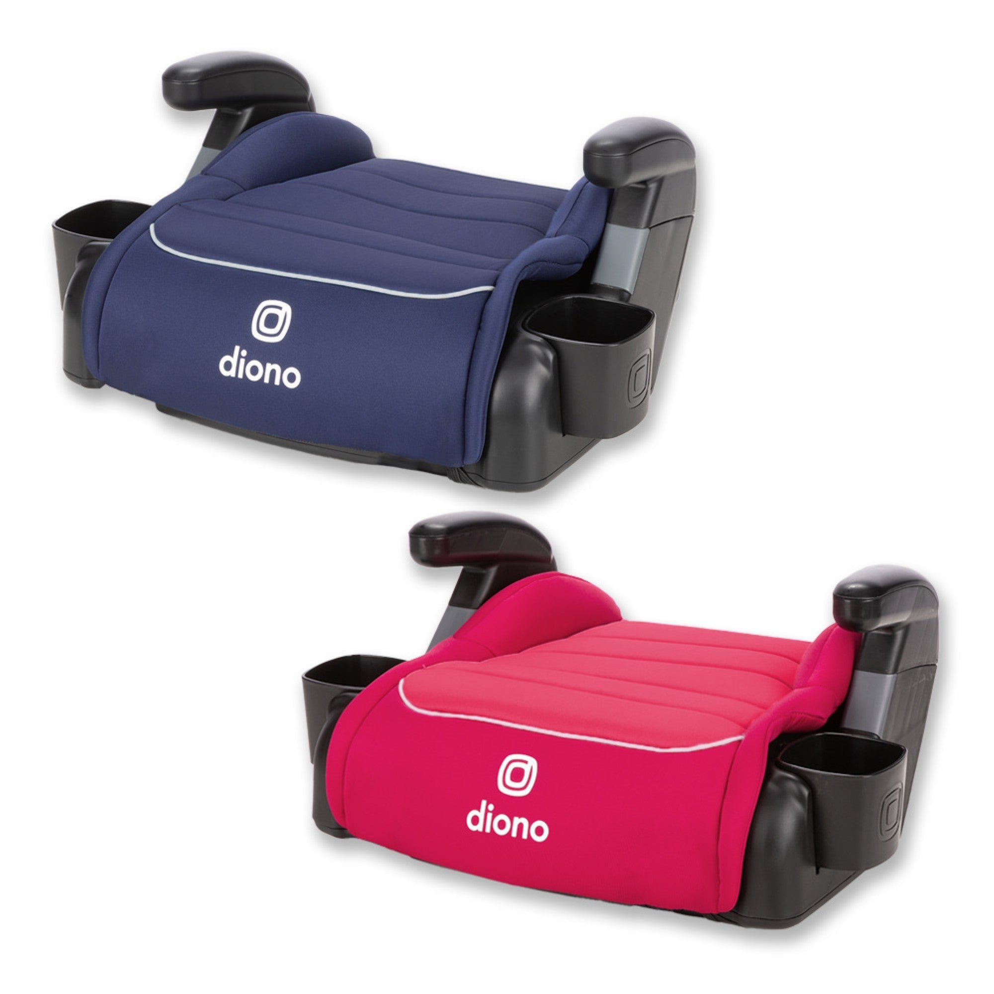 Diono Connect3 Backless Booster Car Seat - Pack of 2 | Lightweight & Portable for Travel, School & Playdates | Safety Certified for Kids 40-120 lbs